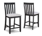 DELFIN COUNTER HEIGHT CHAIR-LIGHT GREY - Golden Home Furniture (Columbus, OH) - Multi Location