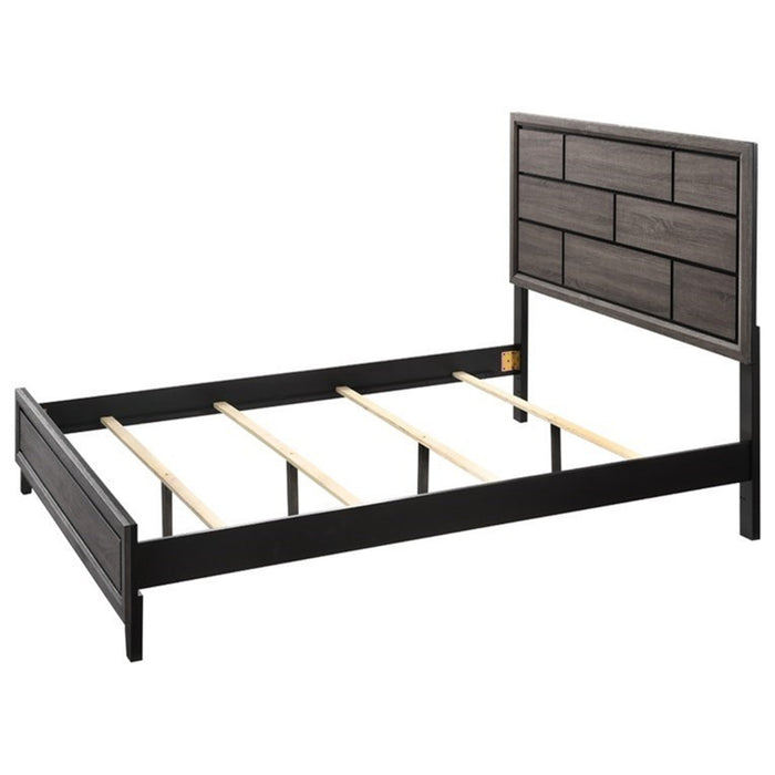 Crown Mark Akerson Queen Panel Bed in Grey - Golden Home Furniture (Columbus, OH) - Multi Location