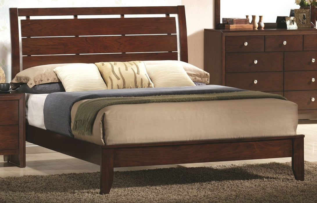 Crown Mark Furniture Evan Full Bed in Warm Brown - Golden Home Furniture (Columbus, OH) - Multi Location