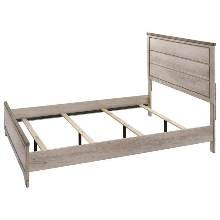 Crown Mark Patterson King Panel Bed in Driftwood Grey - Golden Home Furniture (Columbus, OH) - Multi Location