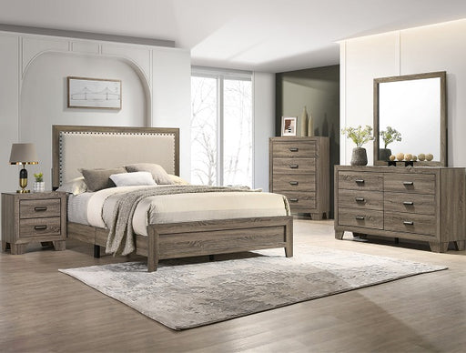 MILLIE TWIN UPHOLSTERY BED ONE BOX -GREY - Golden Home Furniture (Columbus, OH) - Multi Location