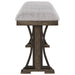 Crown Mark Quincy Counter Height Bench in Light Brown 2831-BENCH - Golden Home Furniture (Columbus, OH) - Multi Location
