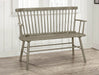 JERIMIAH SPINDLEBACK BENCH GREY - Golden Home Furniture (Columbus, OH) - Multi Location