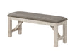 MARIBELLE BENCH CHALK WARM GREY - Golden Home Furniture (Columbus, OH) - Multi Location