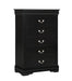 LOUIS PHILIP CHEST BLACK - Golden Home Furniture (Columbus, OH) - Multi Location