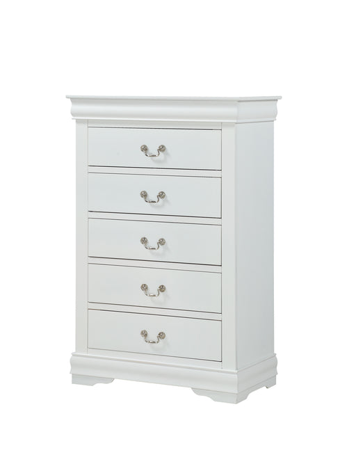 LOUIS PHILIP CHEST WHITE - Golden Home Furniture (Columbus, OH) - Multi Location