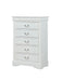 LOUIS PHILIP CHEST WHITE - Golden Home Furniture (Columbus, OH) - Multi Location