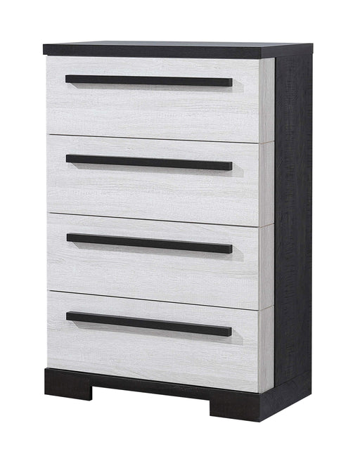 REMINGTON CHEST CHALK/EBONY - Golden Home Furniture (Columbus, OH) - Multi Location