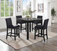 LENNON 5-PK CONTR HT SET ALL BLACK - Golden Home Furniture (Columbus, OH) - Multi Location