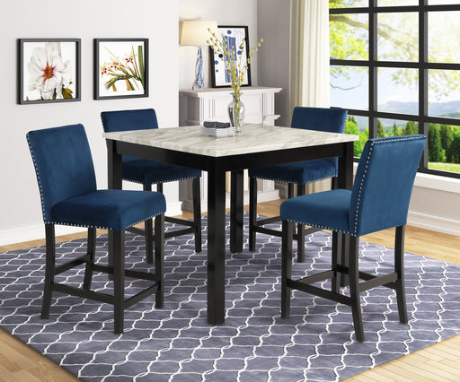 LENNON 5-PK CONTR HT SET ROYAL BLUE - Golden Home Furniture (Columbus, OH) - Multi Location