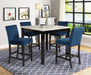 LENNON 5-PK CONTR HT SET ROYAL BLUE - Golden Home Furniture (Columbus, OH) - Multi Location