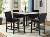 LENNON 5-PK COUNTER HEIGHT SET - Golden Home Furniture (Columbus, OH) - Multi Location
