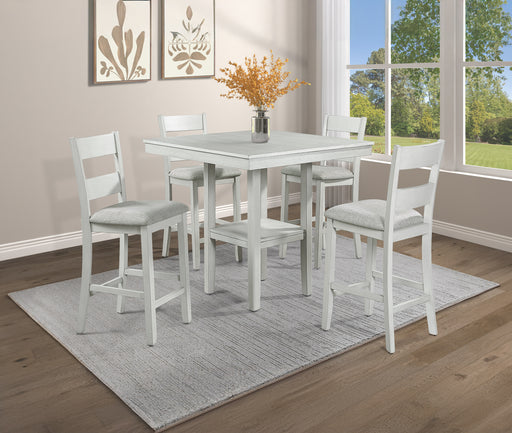 LESTER 5-PK CTR HT TABLE DRIFT WOOD - Golden Home Furniture (Columbus, OH) - Multi Location