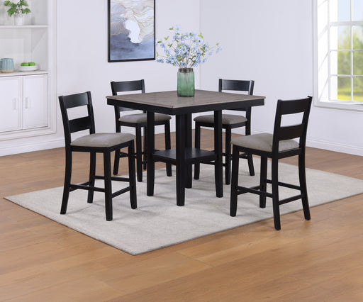 LESTER 5-PK CTR HT TABLE LIGHT GREY - Golden Home Furniture (Columbus, OH) - Multi Location