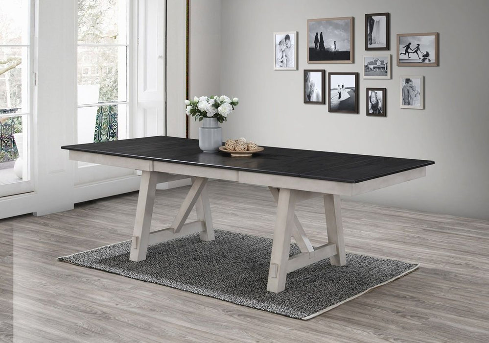 Crown Mark Maribelle Rectangular Dining Table in Chalk/Grey - Golden Home Furniture (Columbus, OH) - Multi Location