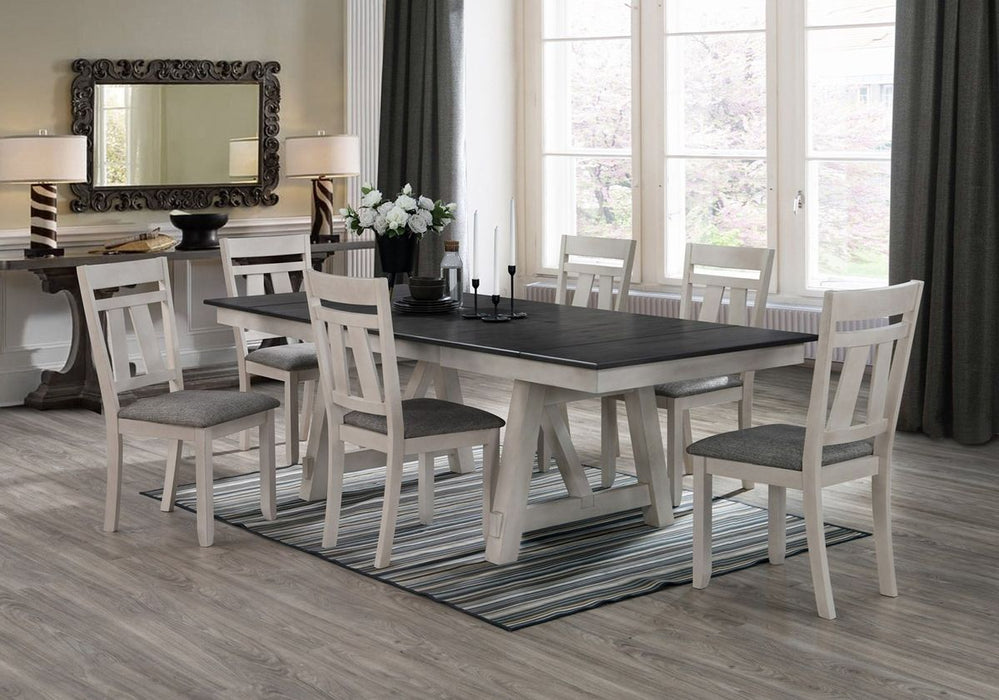 Crown Mark Maribelle Rectangular Dining Table in Chalk/Grey - Golden Home Furniture (Columbus, OH) - Multi Location