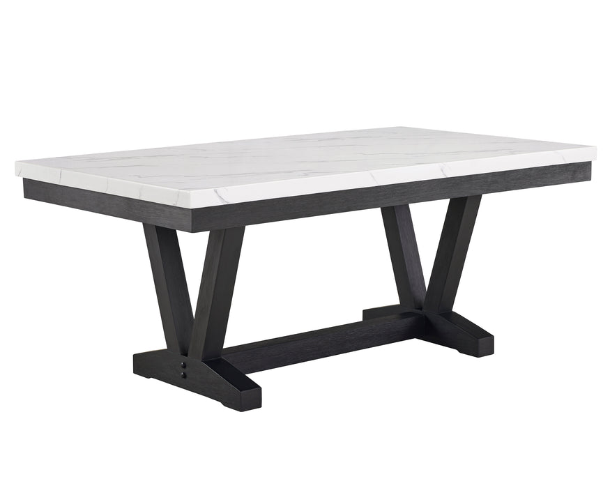 VANCE FAUX MARBLE DINING TABLE - Golden Home Furniture (Columbus, OH) - Multi Location