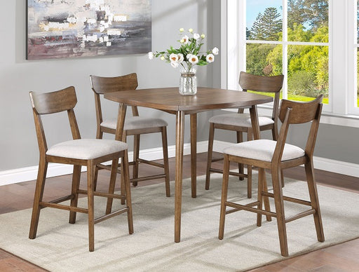 WELDON BROWN COUNTER HEIGHT DINING TABLE - Golden Home Furniture (Columbus, OH) - Multi Location