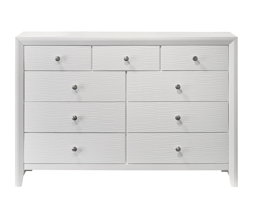 EVAN DRESSER WHITE - Golden Home Furniture (Columbus, OH) - Multi Location