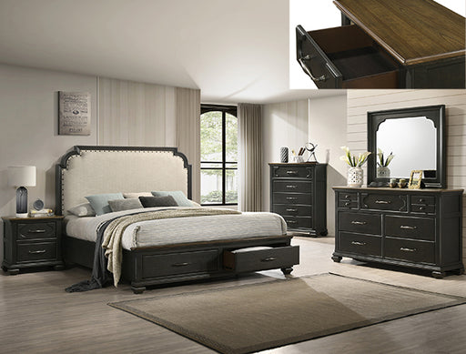 HAMILTON QUEEN STORAGE BED HEADBOARD - Golden Home Furniture (Columbus, OH) - Multi Location