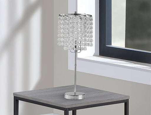CHROME TABLE LAMP 19 H - Golden Home Furniture (Columbus, OH) - Multi Location