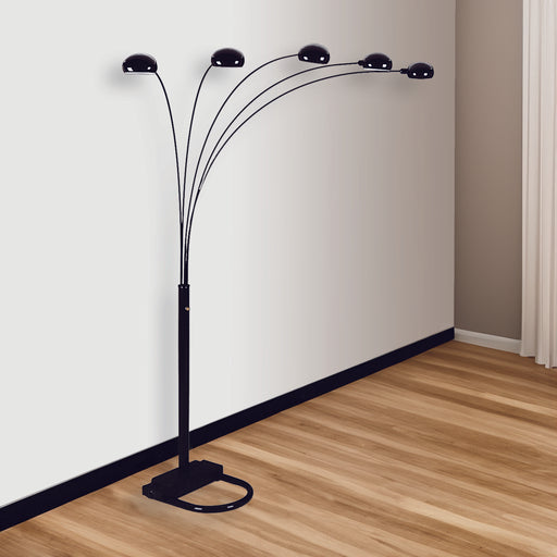 PEACOCK SHADE FLOOR LAMP BK 82 H - Golden Home Furniture (Columbus, OH) - Multi Location