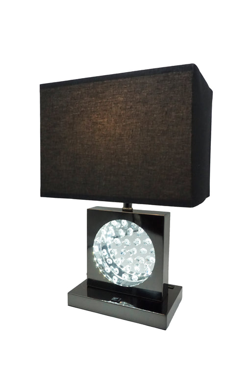 TABLE LAMP BLACK NICKEL-LED ACCENT - Golden Home Furniture (Columbus, OH) - Multi Location