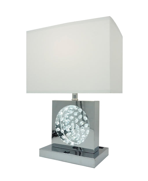 TABLE LAMP CHROME-LED ACCENT - Golden Home Furniture (Columbus, OH) - Multi Location