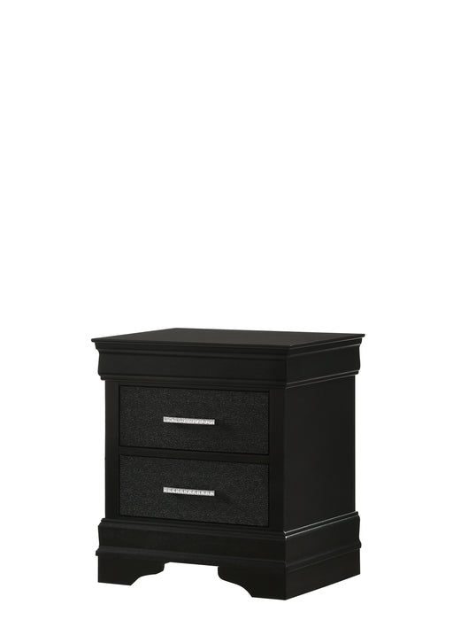 AMALIA NIGHTSTAND BLACK - Golden Home Furniture (Columbus, OH) - Multi Location