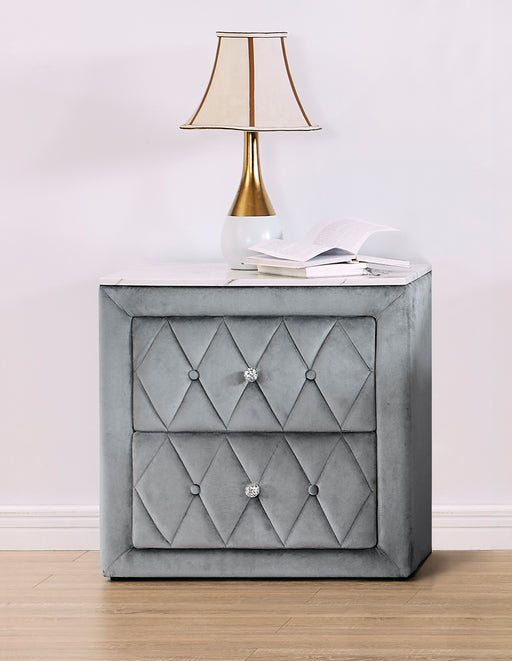 ANNABELLE NIGHTSTAND GREY - Golden Home Furniture (Columbus, OH) - Multi Location