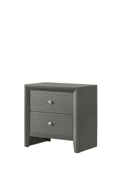 DENKER NIGHTSTAND GUN METAL - Golden Home Furniture (Columbus, OH) - Multi Location