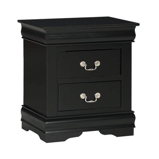 LOUIS PHILIP NIGHTSTAND BLACK - Golden Home Furniture (Columbus, OH) - Multi Location