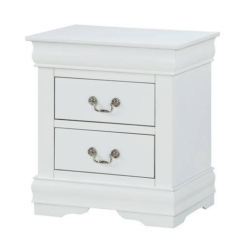 LOUIS PHILIP NIGHTSTAND WHITE - Golden Home Furniture (Columbus, OH) - Multi Location