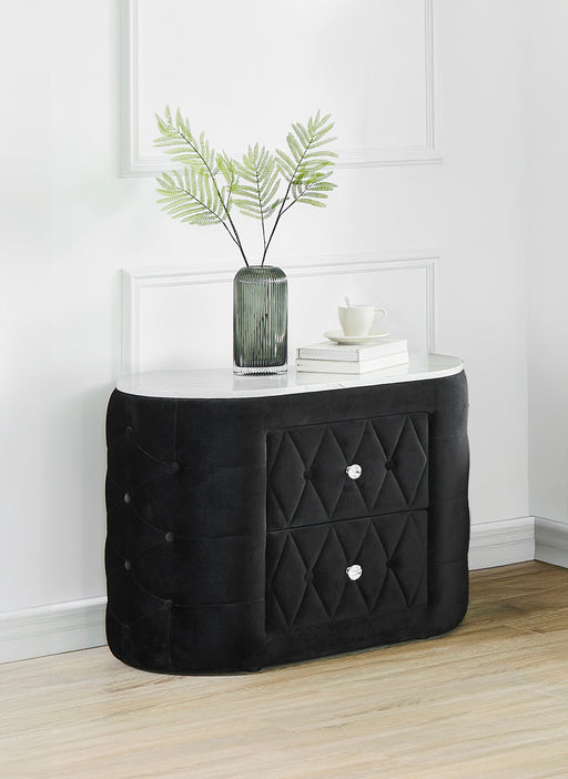 NATALIA NIGHTSTAND BLACK - Golden Home Furniture (Columbus, OH) - Multi Location