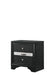 REGATA NIGHTSTAND BLACK/SILVER - Golden Home Furniture (Columbus, OH) - Multi Location