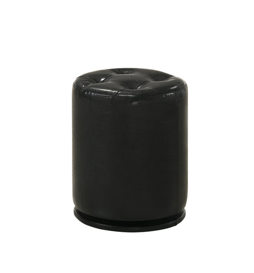 MORGAN ROUND SWIVEL STOOL BLACK - Golden Home Furniture (Columbus, OH) - Multi Location