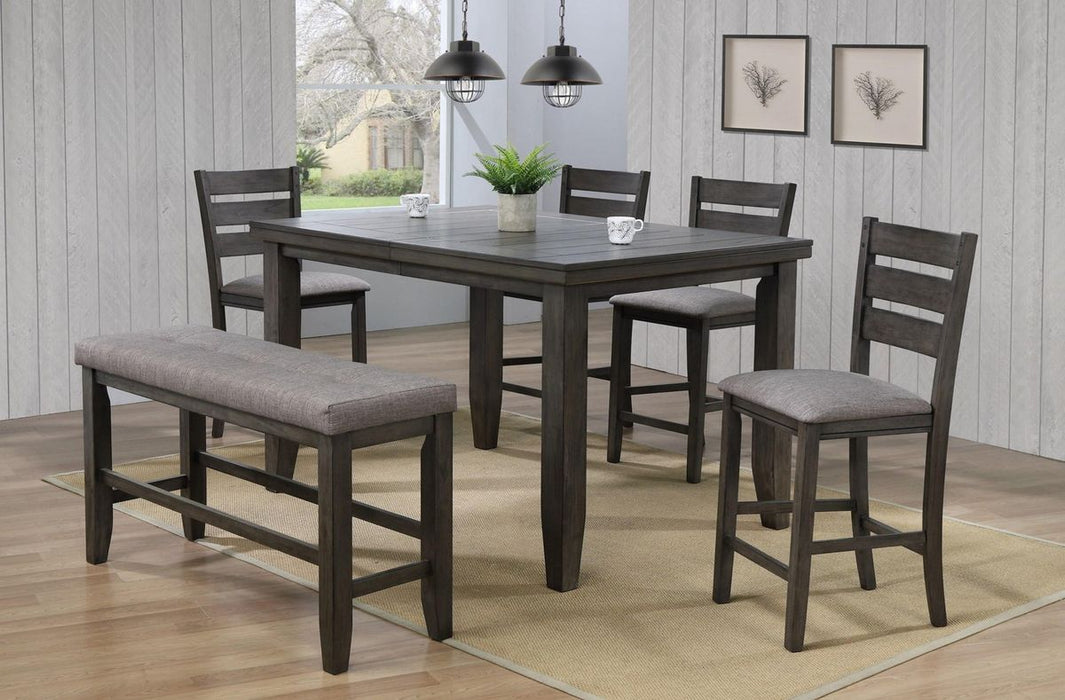 Crown Mark Bardstown Counter Height Chair (Set of 2) in Gray 2752GY-S-24 - Golden Home Furniture (Columbus, OH) - Multi Location