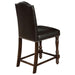 Crown Mark Langley Counter Height Chair (Set of 2) in Dark Brown 2766S-24-ESP - Golden Home Furniture (Columbus, OH) - Multi Location
