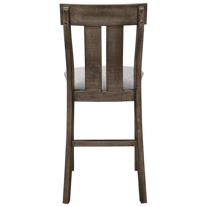 Crown Mark Quincy Counter Height Chair (Set of 2) in Light Brown 2831S-24 - Golden Home Furniture (Columbus, OH) - Multi Location
