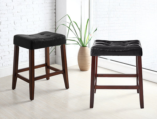 KENT SADDLE COUNTER STOOL BLACK - Golden Home Furniture (Columbus, OH) - Multi Location