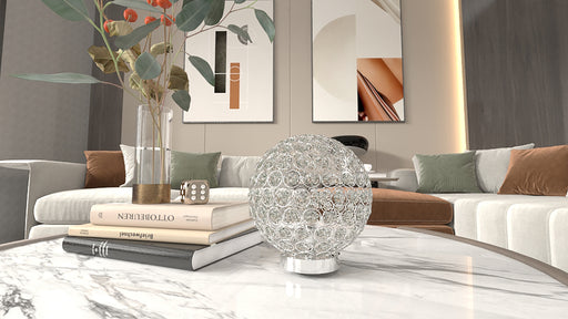 CRYSTAL GLOBE TABLE LAMP - Golden Home Furniture (Columbus, OH) - Multi Location