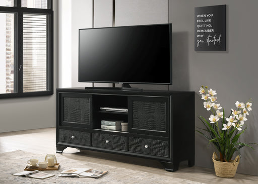 LYSSA TV STAND - BLACK - Golden Home Furniture (Columbus, OH) - Multi Location
