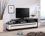 REMINGTON TV STAND CHALK/EBONY - Golden Home Furniture (Columbus, OH) - Multi Location