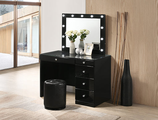 MORGAN VANITY BLACK - Golden Home Furniture (Columbus, OH) - Multi Location