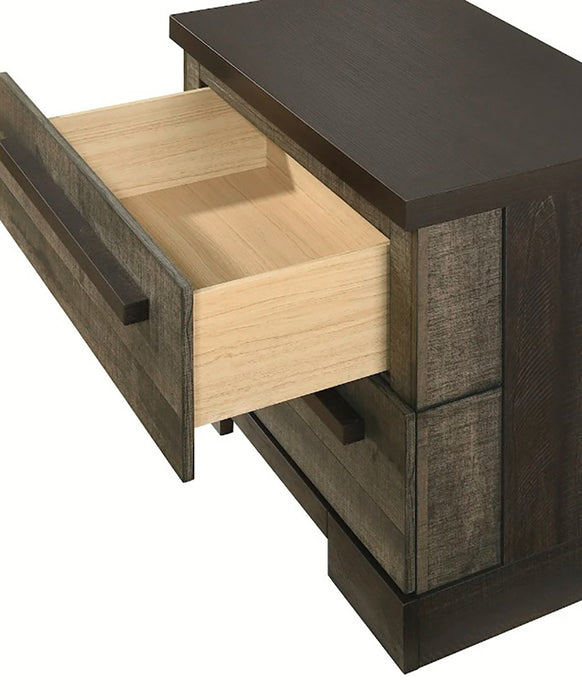 Crown Mark Furniture Remington 2 Drawer Nightstand in Brown - Golden Home Furniture (Columbus, OH) - Multi Location