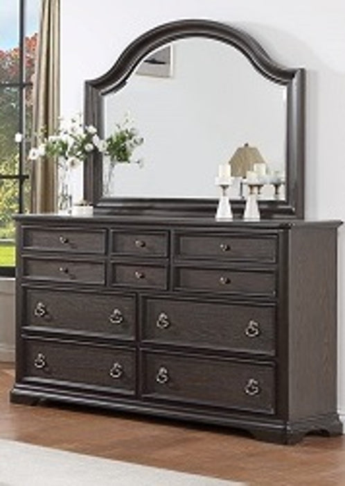 Crown Mark Furniture Duke Mirror in Dark Brown - Golden Home Furniture (Columbus, OH) - Multi Location