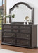 Crown Mark Furniture Duke Mirror in Dark Brown - Golden Home Furniture (Columbus, OH) - Multi Location