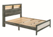 Crown Mark Furniture Rhett Queen Platform Bed in Gray - Golden Home Furniture (Columbus, OH) - Multi Location