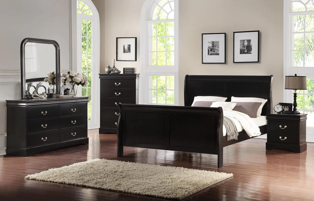 Queen Bed Frame - Dresser - Mirror - Chest - Nightstand