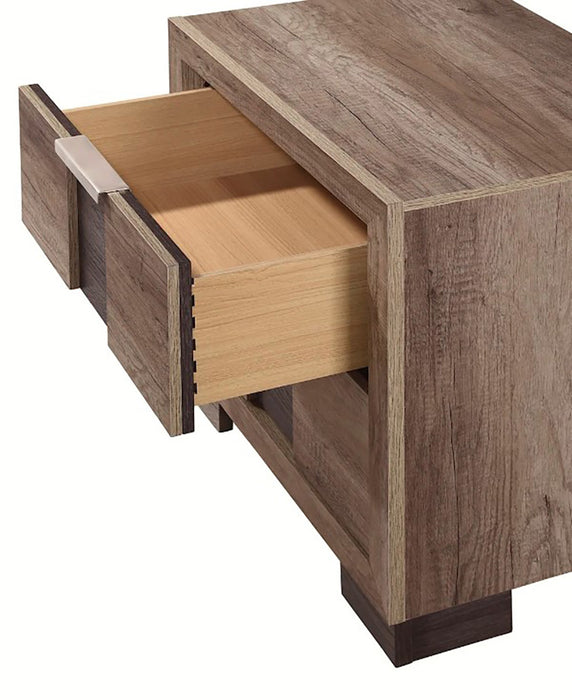 Crown Mark Furniture Rangley 2 Drawer Nightstand in Brown - Golden Home Furniture (Columbus, OH) - Multi Location